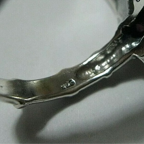 Dragonfly ring sterling silver marcasite and plique a jour Art Deco style new - Picture 4 of 9